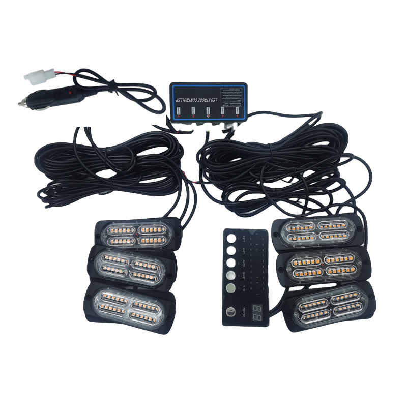 17 fonksiyonlu çakar lamba 12-30v 24 led 6 adet sarı*sarı set / LAPA549-1 17 fonksiyonlu çakar lamba 12-30v 24 led 6 adet sarı*sarı set / LAPA549-1