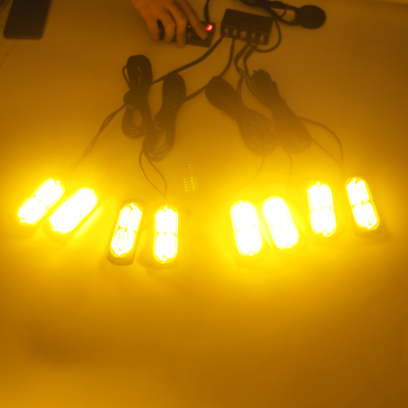 17 fonksiyonlu çakar lamba 12-30v 24 led 8 adet sarı*sarı set / LAPA548-1 17 fonksiyonlu çakar lamba 12-30v 24 led 8 adet sarı*sarı set / LAPA548-1