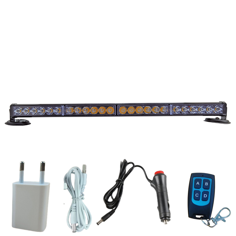4'lü tepe çakar lamba mıknatıslı vantuzlu 21 fonksiyonlu 24 ledli sarı 60cm usb-fiş şarjlı kumandalı adet / LAPA118 4'lü tepe çakar lamba mıknatıslı vantuzlu 21 fonksiyonlu 24 ledli sarı 60cm usb-fiş şarjlı kumandalı adet / LAPA118
