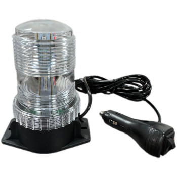 7 fonksiyonlu tepe lambası çakarlı mıknatıslı dikey model 12-30v kırmızı-mavi / LAIK537-1