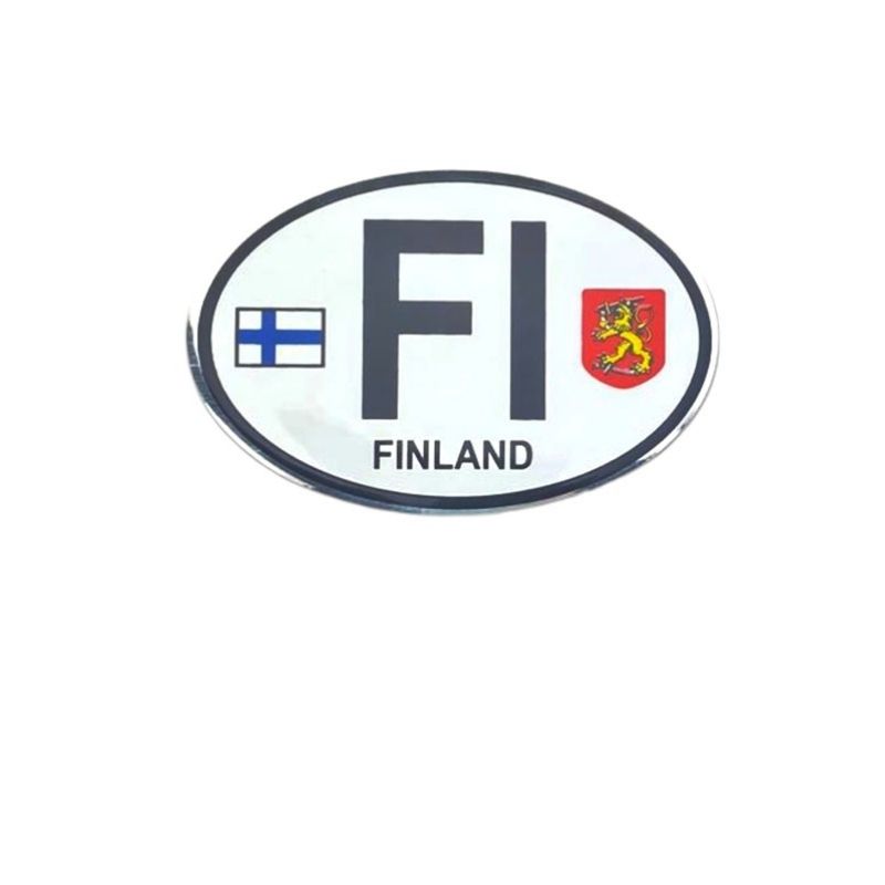 Arma FI Fınland oval 125x85 mm armalı / YACIY175 Arma FI Fınland oval 125x85 mm armalı / YACIY175
