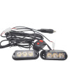 Çakar lamba 3x2 led 12w 12-24v sarı-mavi / LAPA197-1 Çakar lamba 3x2 led 12w 12-24v sarı-mavi / LAPA197-1
