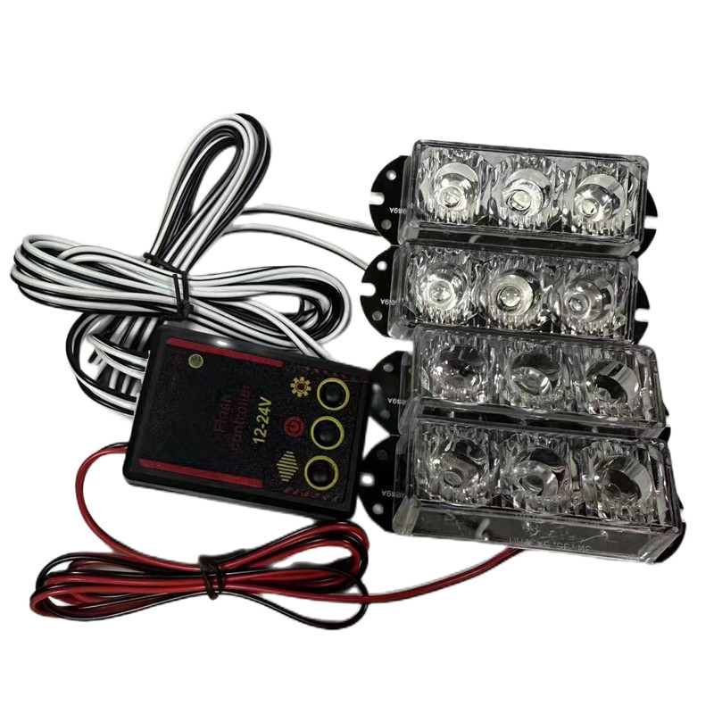 Çakar lamba 3x4 led sarı sarı 12-24v / LAPA534 Çakar lamba 3x4 led sarı sarı 12-24v / LAPA534