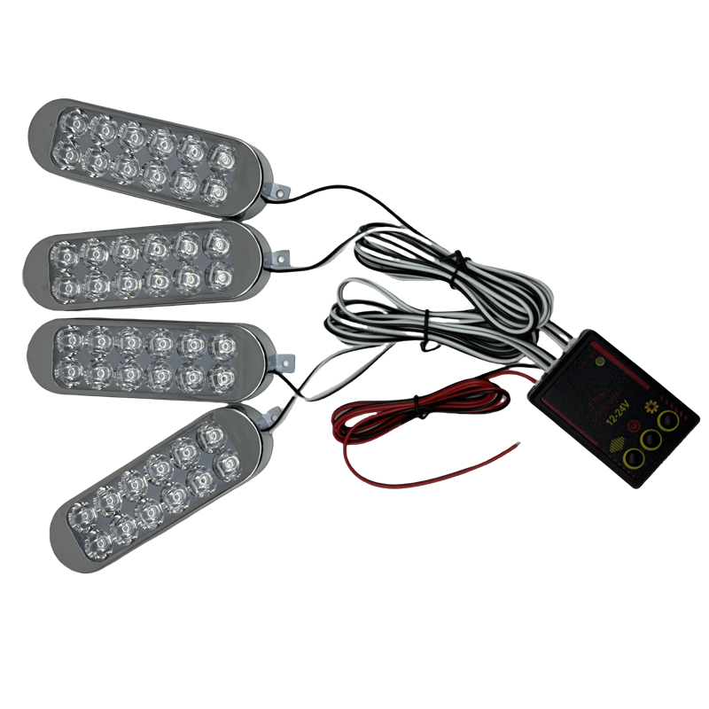 sarı-sarı Çakar lamba 4'lü set kumandalı 12-50v / LAPA213-1 sarı-sarı Çakar lamba 4'lü set kumandalı 12-50v / LAPA213-1