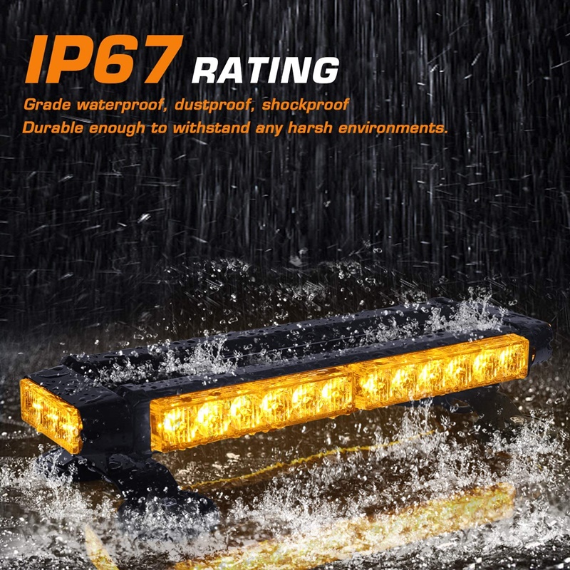 Çakar lamba çift taraflı 30 led sarı-sarı 12-24v / LAPA524 Çakar lamba çift taraflı 30 led sarı-sarı 12-24v / LAPA524