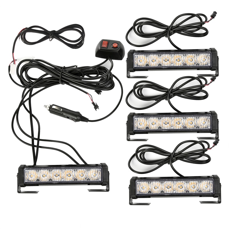 Çakar Lamba Powerledli 4'lü sarı sarı-beyaz beyaz 12-24V / LAPA196 Çakar Lamba Powerledli 4'lü sarı sarı-beyaz beyaz 12-24V / LAPA196