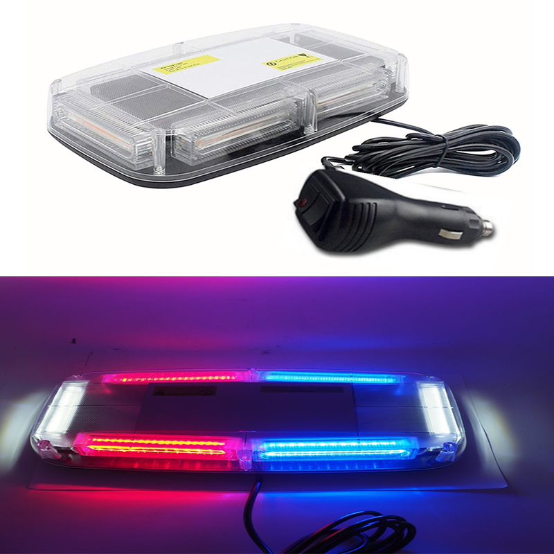 Çakarlı tepe lambası mıknatıslı kırmızı-beyaz-mavi 24w 12-24v / LAIK530 Çakarlı tepe lambası mıknatıslı kırmızı-beyaz-mavi 24w 12-24v / LAIK530