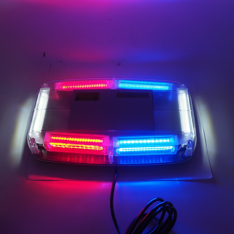 Çakarlı tepe lambası mıknatıslı kırmızı-beyaz-mavi 24w 12-24v / LAIK530 Çakarlı tepe lambası mıknatıslı kırmızı-beyaz-mavi 24w 12-24v / LAIK530