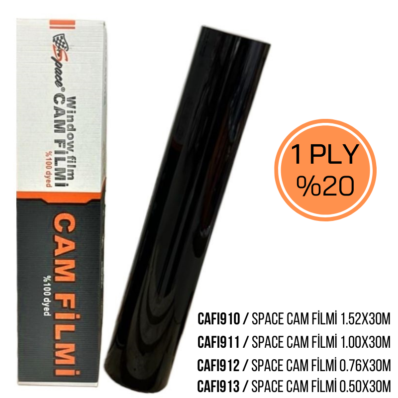 Cam filmi 0.76x30m %20 1PLY / CAFI912 Cam filmi 0.76x30m %20 1PLY / CAFI912