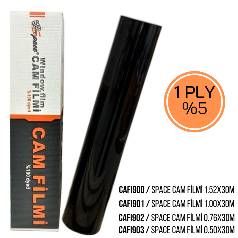 Cam filmi 0.76x30m %5 1PLY/ CAFI902 Cam filmi 0.76x30m %5 1PLY/ CAFI902