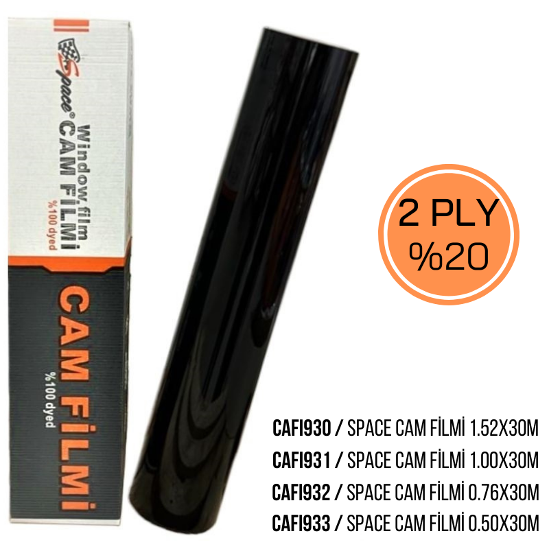 Cam filmi 1.52x30m %20 2PLY / CAFI930 Cam filmi 1.52x30m %20 2PLY / CAFI930