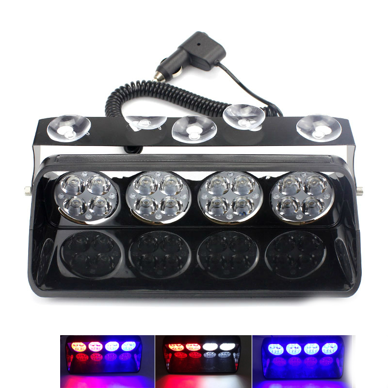 Cam İçi Çakar Lamba Uzaktan Kumandalı 16 Led 24W 12V Kırmızı-Mavi / LAPA520 Cam İçi Çakar Lamba Uzaktan Kumandalı 16 Led 24W 12V Kırmızı-Mavi / LAPA520