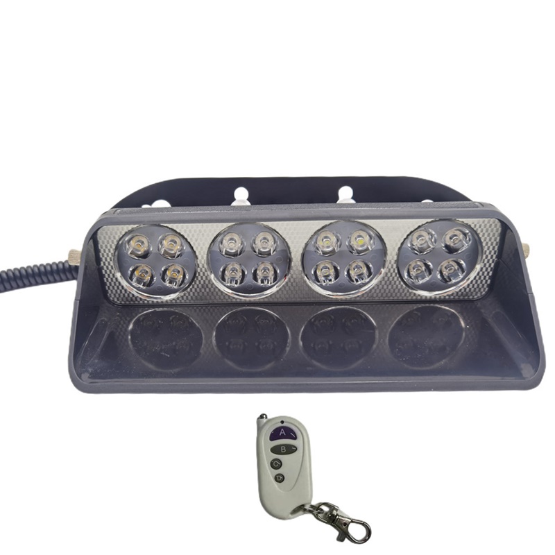 Cam İçi Çakar Lamba Uzaktan Kumandalı 16 Led 24W 12V Kırmızı-Mavi / LAPA520 Cam İçi Çakar Lamba Uzaktan Kumandalı 16 Led 24W 12V Kırmızı-Mavi / LAPA520