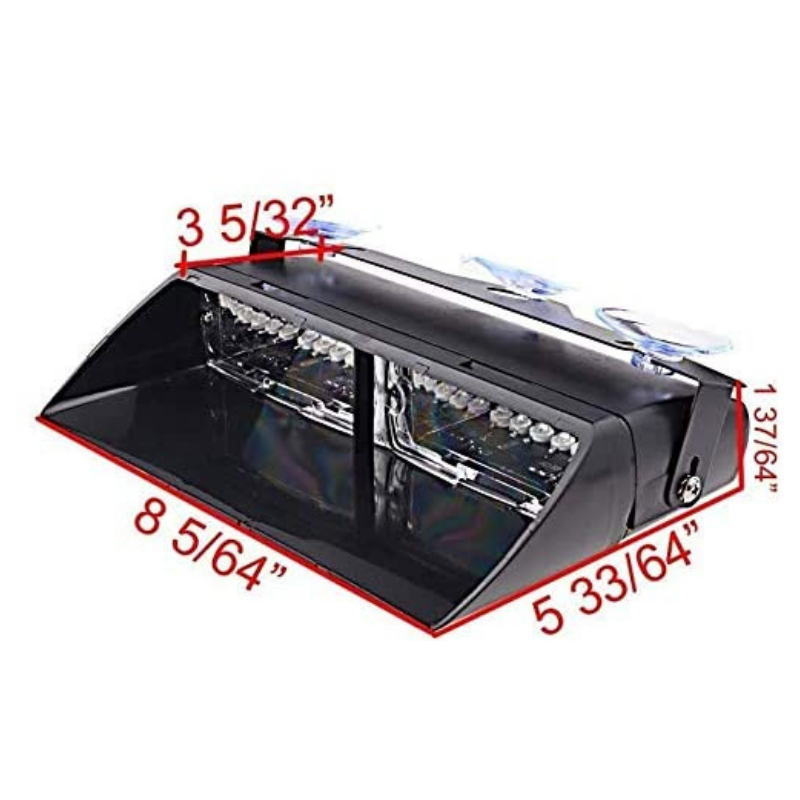 Flaş Led Çakarlı 16W Kırmızı-Mavi 8 Fonksiyonlu / LAPA176 Flaş Led Çakarlı 16W Kırmızı-Mavi 8 Fonksiyonlu / LAPA176