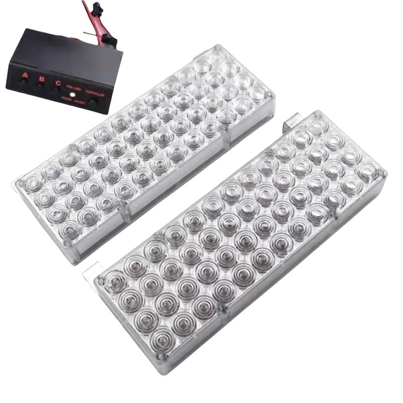 Flaşlı ikaz lambası 96 led kırmızı kırmızı / LAPA19-4 Flaşlı ikaz lambası 96 led kırmızı kırmızı / LAPA19-4