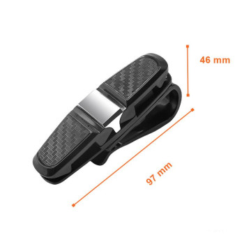 Space Pratik Araç İçi Gözlük tutacağı siyah