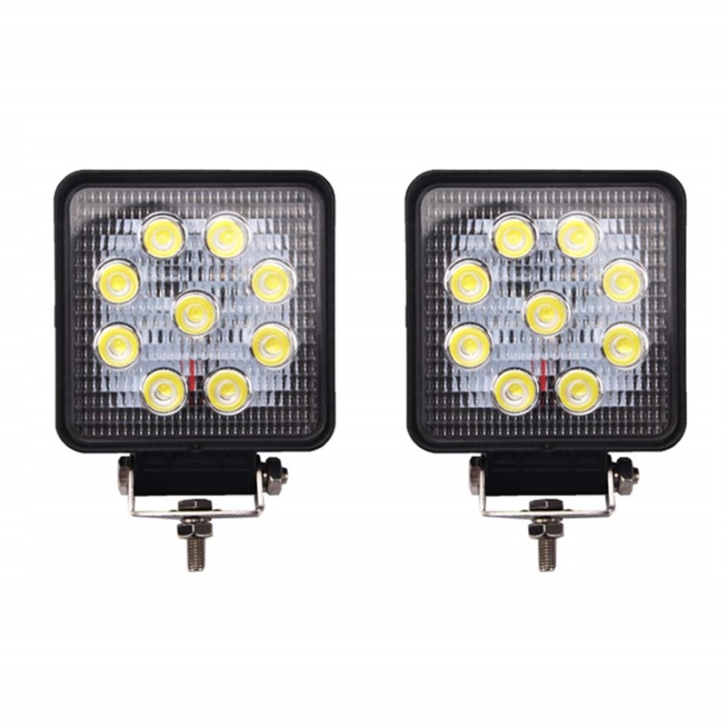 Space Sis ve çalışma lambası kare 9 led 27w 12-24v adet/ LASS309 Space Sis ve çalışma lambası kare 9 led 27w 12-24v adet/ LASS309