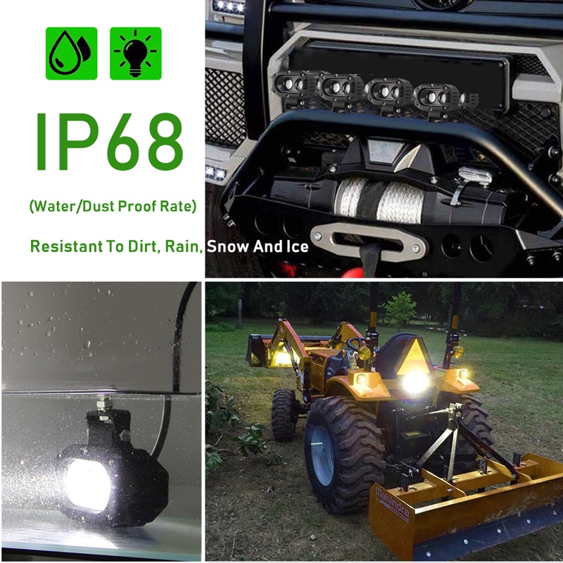 Offroad sis lambası beyaz-amber çakarsız 40w 12-30v adet / LASS298 Offroad sis lambası beyaz-amber çakarsız 40w 12-30v adet / LASS298