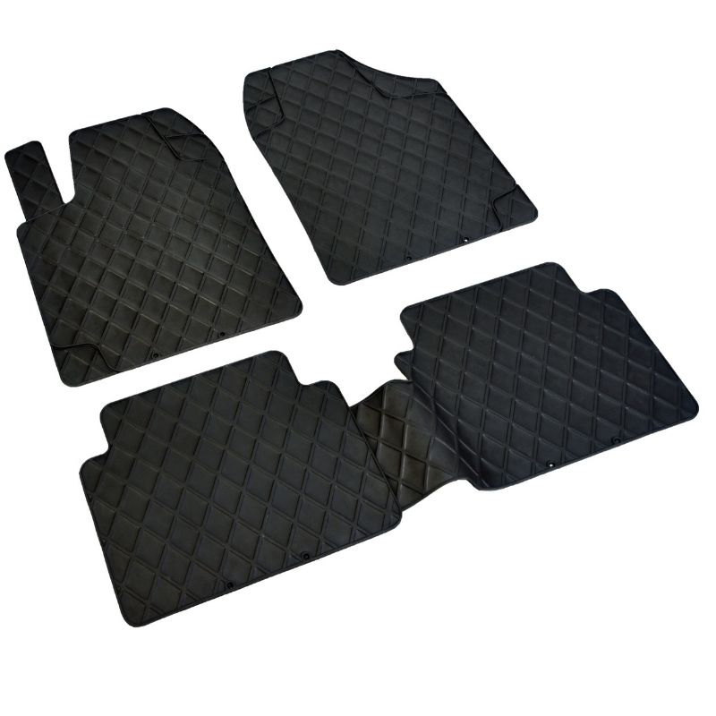 Pufi Kauçuk Paspas Diamond Line Siyah / TEPAY26 Pufi Kauçuk Paspas Diamond Line Siyah / TEPAY26