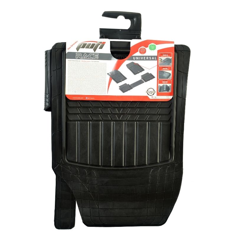 Pufi Kauçuk Paspas Universal Racing Havuzlu Siyah / TEPAY510-S Pufi Kauçuk Paspas Universal Racing Havuzlu Siyah / TEPAY510-S