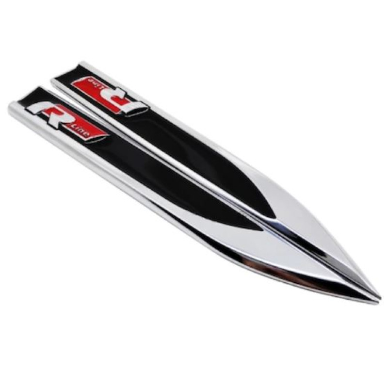 R-line çamurluk logosu-siyah / YACI135 R-line çamurluk logosu-siyah / YACI135