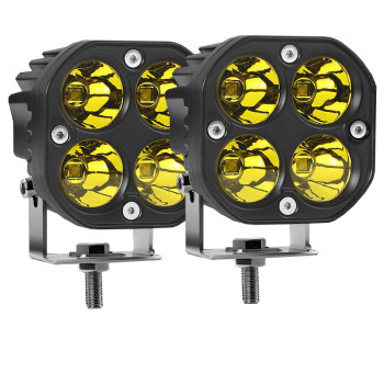 sis lambası Off-road 4 led 12-32V 40W -set Sarı / LASS284-1