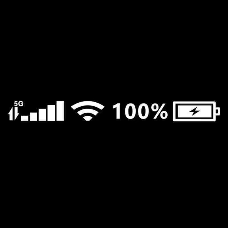 Şarj-wifi göstergeli sticker beyaz 45*5 cm / YACI126 Şarj-wifi göstergeli sticker beyaz 45*5 cm / YACI126