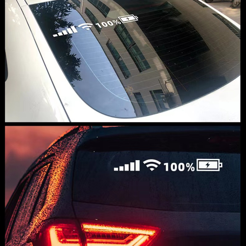 Şarj-wifi göstergeli sticker beyaz 45*5 cm / YACI126 Şarj-wifi göstergeli sticker beyaz 45*5 cm / YACI126