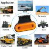 Side marker kasa lambası - sarı 24v 3w çakarlı adet / LAAM446 Side marker kasa lambası - sarı 24v 3w çakarlı adet / LAAM446