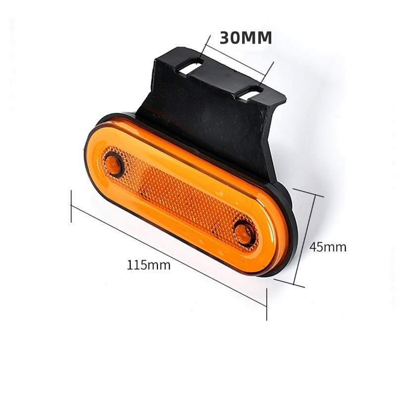 Side marker kasa lambası - sarı 24v 3w çakarlı adet / LAAM446 Side marker kasa lambası - sarı 24v 3w çakarlı adet / LAAM446