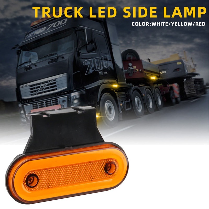 Side marker kasa lambası - sarı 24v 3w çakarlı adet / LAAM446 Side marker kasa lambası - sarı 24v 3w çakarlı adet / LAAM446