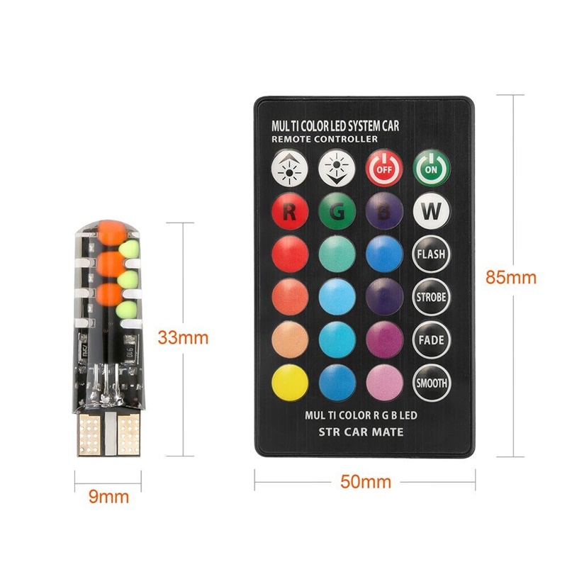 Space 16 renkli çakarlı T10 ampul / LAAM310 Space 16 renkli çakarlı T10 ampul / LAAM310