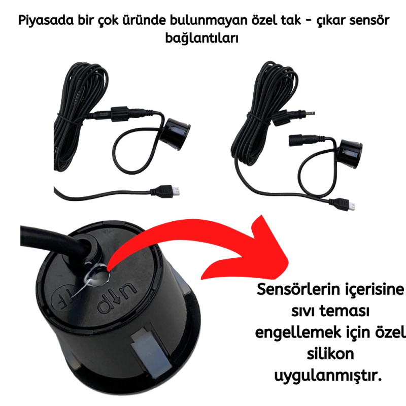 Space Bluetooth'lu Lcd Geri Park Sensörü / GUPR80 Space Bluetooth'lu Lcd Geri Park Sensörü / GUPR80