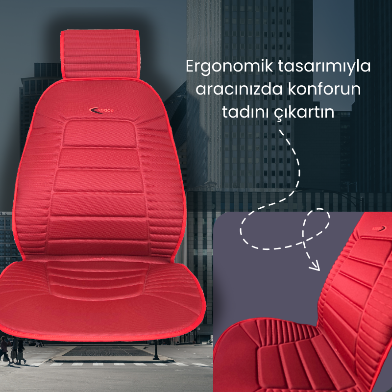 Space Bumerang Minder 2'li Set Kırmızı / KLMNY58 Space Bumerang Minder 2'li Set Kırmızı / KLMNY58