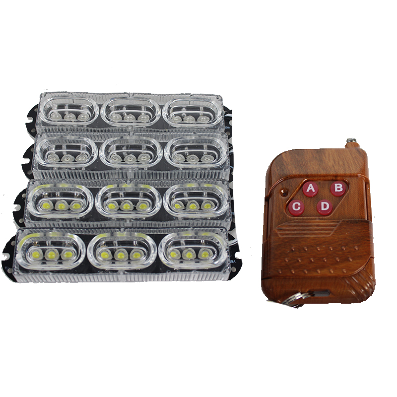 Space Çakar Lamba Uzaktan Kumandalı 4'lü 9x4 Led Beyaz-Beyaz/Kırmızı-Mavi / LAPA519 Space Çakar Lamba Uzaktan Kumandalı 4'lü 9x4 Led Beyaz-Beyaz/Kırmızı-Mavi / LAPA519