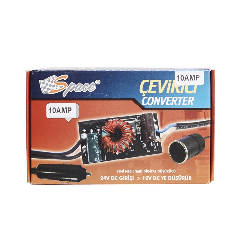 Space Converter Çevirici (24-12V Çevirici) 10 Amper / ICCA50 Space Converter Çevirici (24-12V Çevirici) 10 Amper / ICCA50