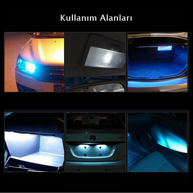 Space Dekoratif Led Ampul T10-2x5 SMD Led Mavi 12V/LAAM118-2-12 Space Dekoratif Led Ampul T10-2x5 SMD Led Mavi 12V/LAAM118-2-12