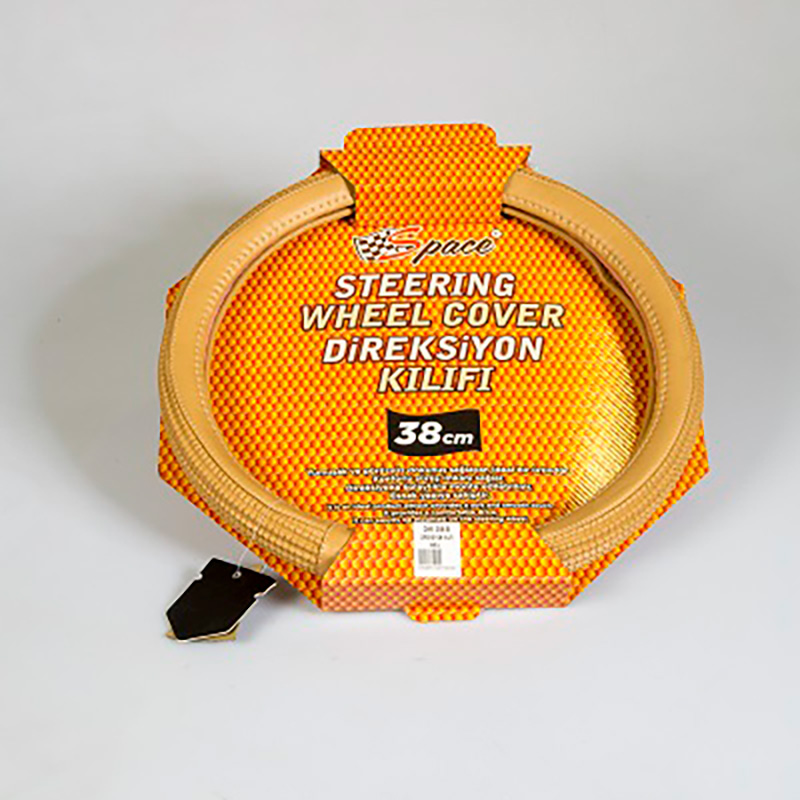 Space Direksiyon Kılıfı 38 cm Bej / DIKI358-B Space Direksiyon Kılıfı 38 cm Bej / DIKI358-B