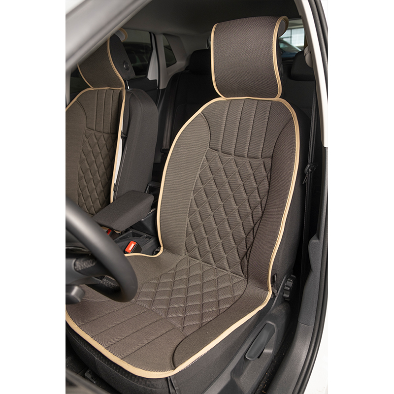 Space Elegance 2'li Koltuk Kılıfı Set Minder Koyu Bej / KLMNY533 Space Elegance 2'li Koltuk Kılıfı Set Minder Koyu Bej / KLMNY533