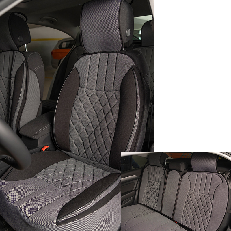 Space Elegance 5'li Set Koltuk Kılıfı Minder Gri-Siyah / KLMNY543 Space Elegance 5'li Set Koltuk Kılıfı Minder Gri-Siyah / KLMNY543
