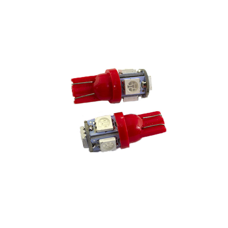 Space Led Ampul Dipsiz T10-5SMD Kırmızı 2'li Set 24V / LAAM638-2 Space Led Ampul Dipsiz T10-5SMD Kırmızı 2'li Set 24V / LAAM638-2