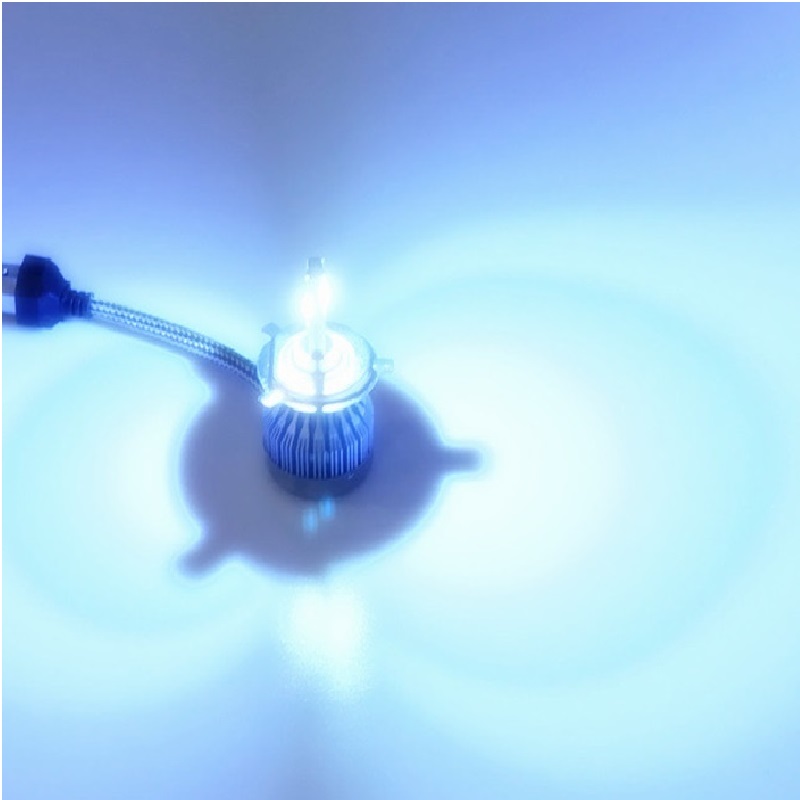 Space Led Far Ampulü H4-3000LMX2-30W-12V Buz Mavisi / LAAM707