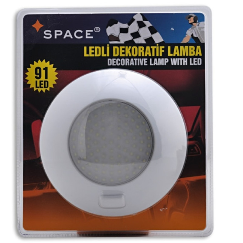 Space Ledli Dekoratif Tavan Lambası (91Led) Yuvarlak 24V / LAAK122-1-24 Space Ledli Dekoratif Tavan Lambası (91Led) Yuvarlak 24V / LAAK122-1-24