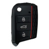 Space Silikon Anahtar Kabı- Volkswagen/Golf7 Siyah-Kırmızı çizgili / SYPD53 Space Silikon Anahtar Kabı- Volkswagen/Golf7 Siyah-Kırmızı çizgili / SYPD53