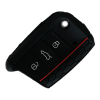 Space Silikon Anahtar Kabı- Volkswagen/Golf7 Siyah-Kırmızı çizgili / SYPD53 Space Silikon Anahtar Kabı- Volkswagen/Golf7 Siyah-Kırmızı çizgili / SYPD53