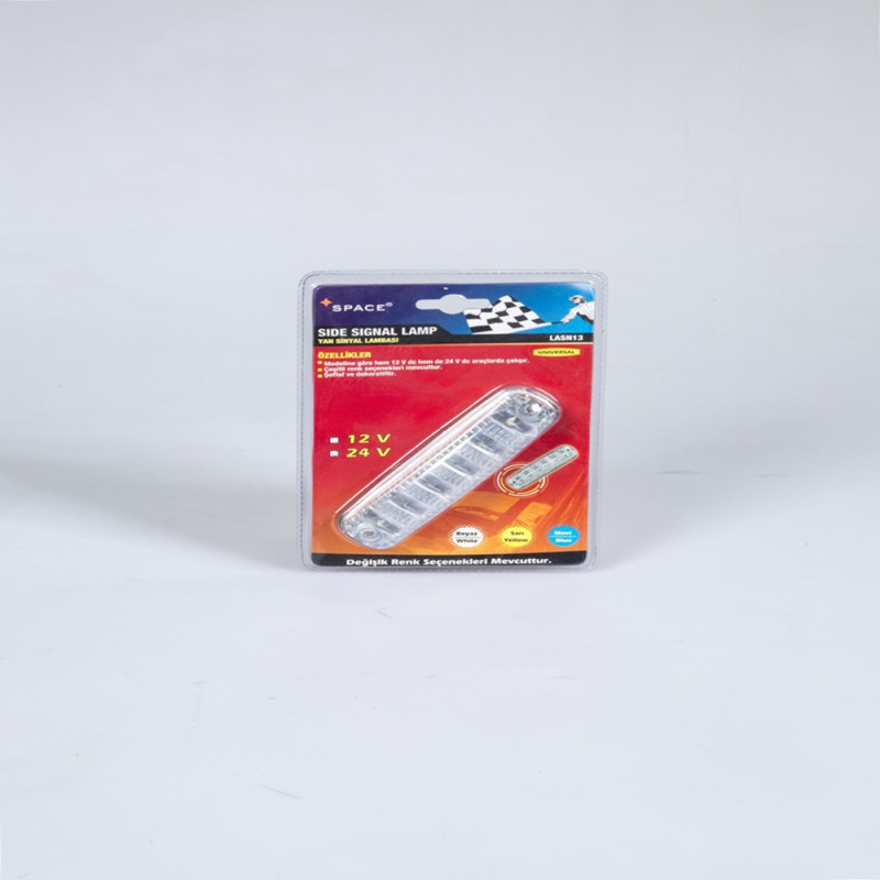 Space Yan Sinyal Lambası 24V Beyaz / LASN13-3 Space Yan Sinyal Lambası 24V Beyaz / LASN13-3