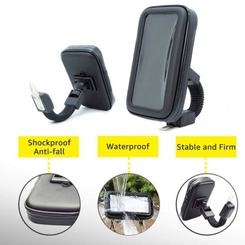 Telefon tutacağı motosiklet fermuar kılıflı 6 inch / SYTE179 Telefon tutacağı motosiklet fermuar kılıflı 6 inch / SYTE179
