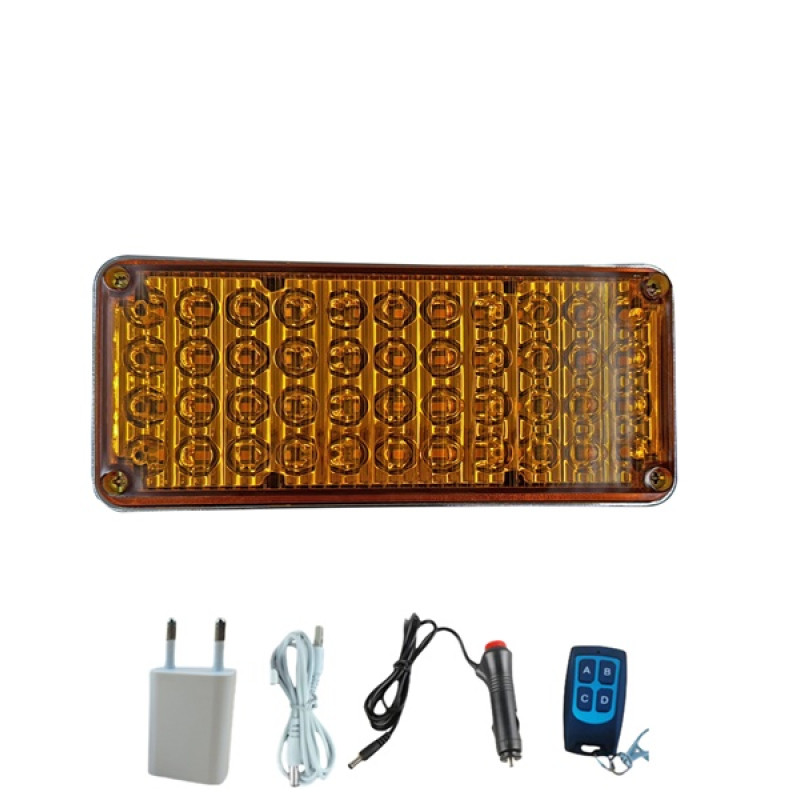 Tepe çakar lamba 44led amber kumandalı / LAPA119-1 Tepe çakar lamba 44led amber kumandalı / LAPA119-1