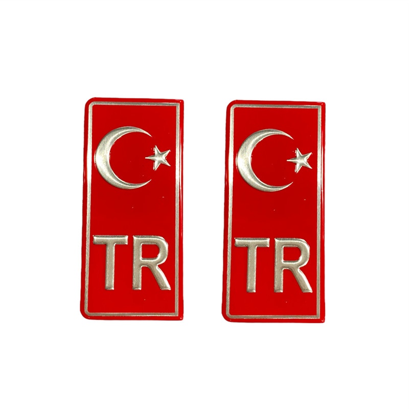Tr plaka sticker (2 adet ) / YACIY01 Tr plaka sticker (2 adet ) / YACIY01