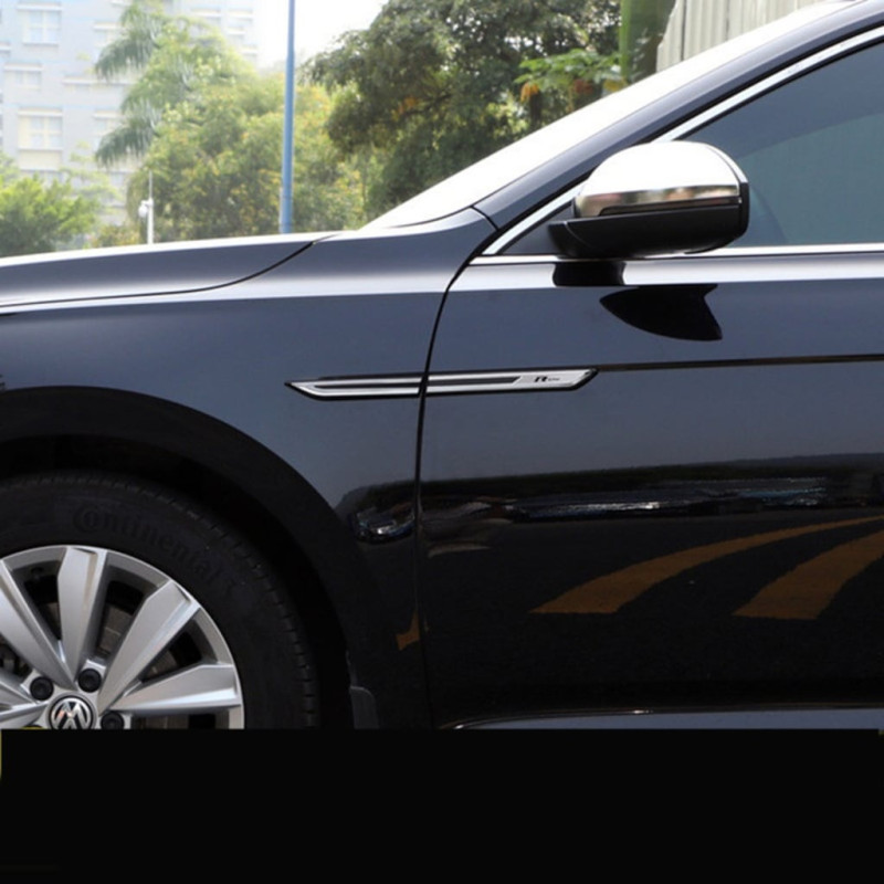 Volkswagen Passat Golf Arteon R-line 4'lü Çamurluk Logosu / YACI130 Volkswagen Passat Golf Arteon R-line 4'lü Çamurluk Logosu / YACI130